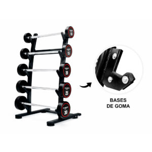 Rack para 5 Barras de Peso Fijo
